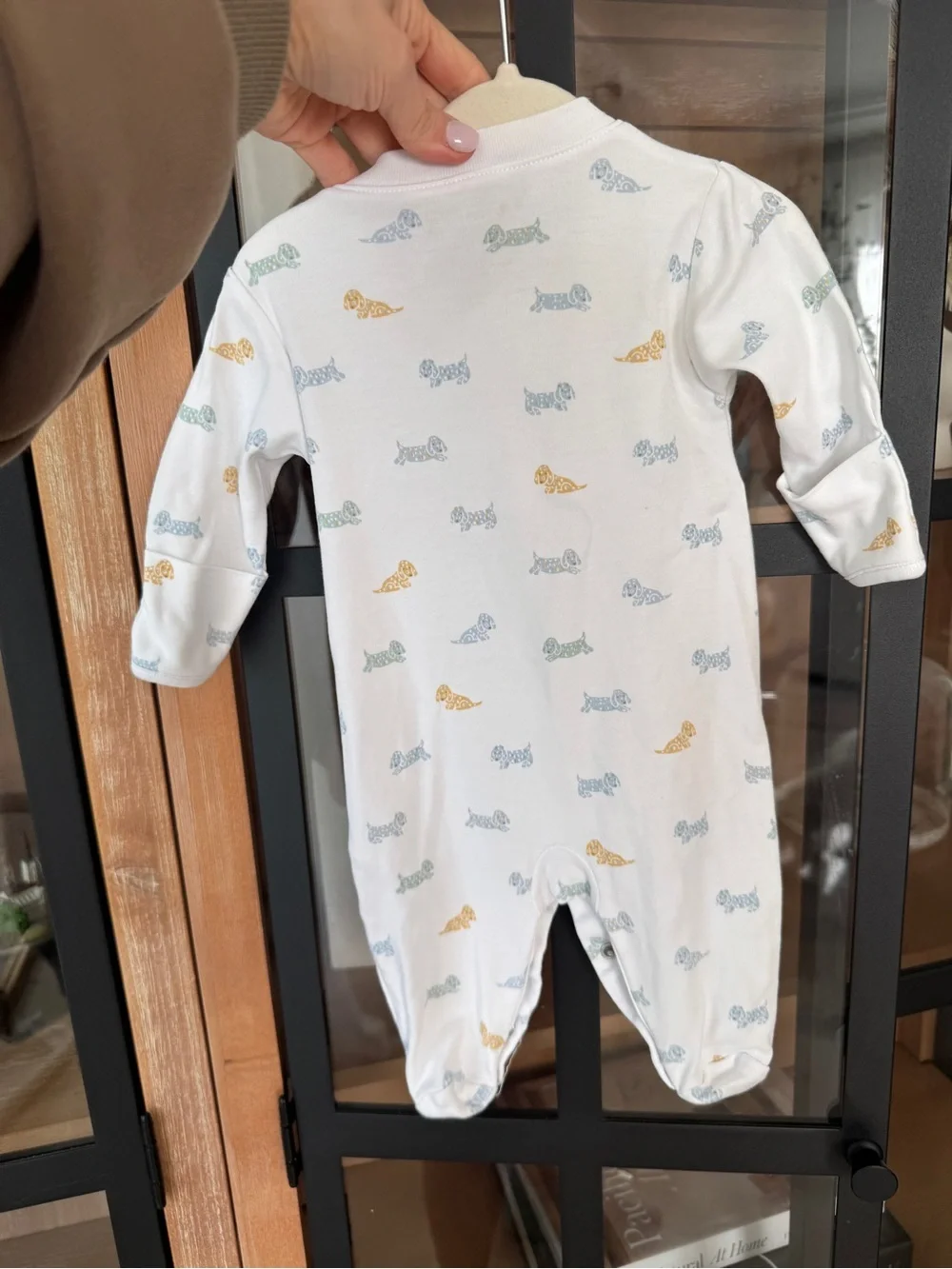 Kissy Kissy bundle footies converter gown coverall baby newborn puppy print pima